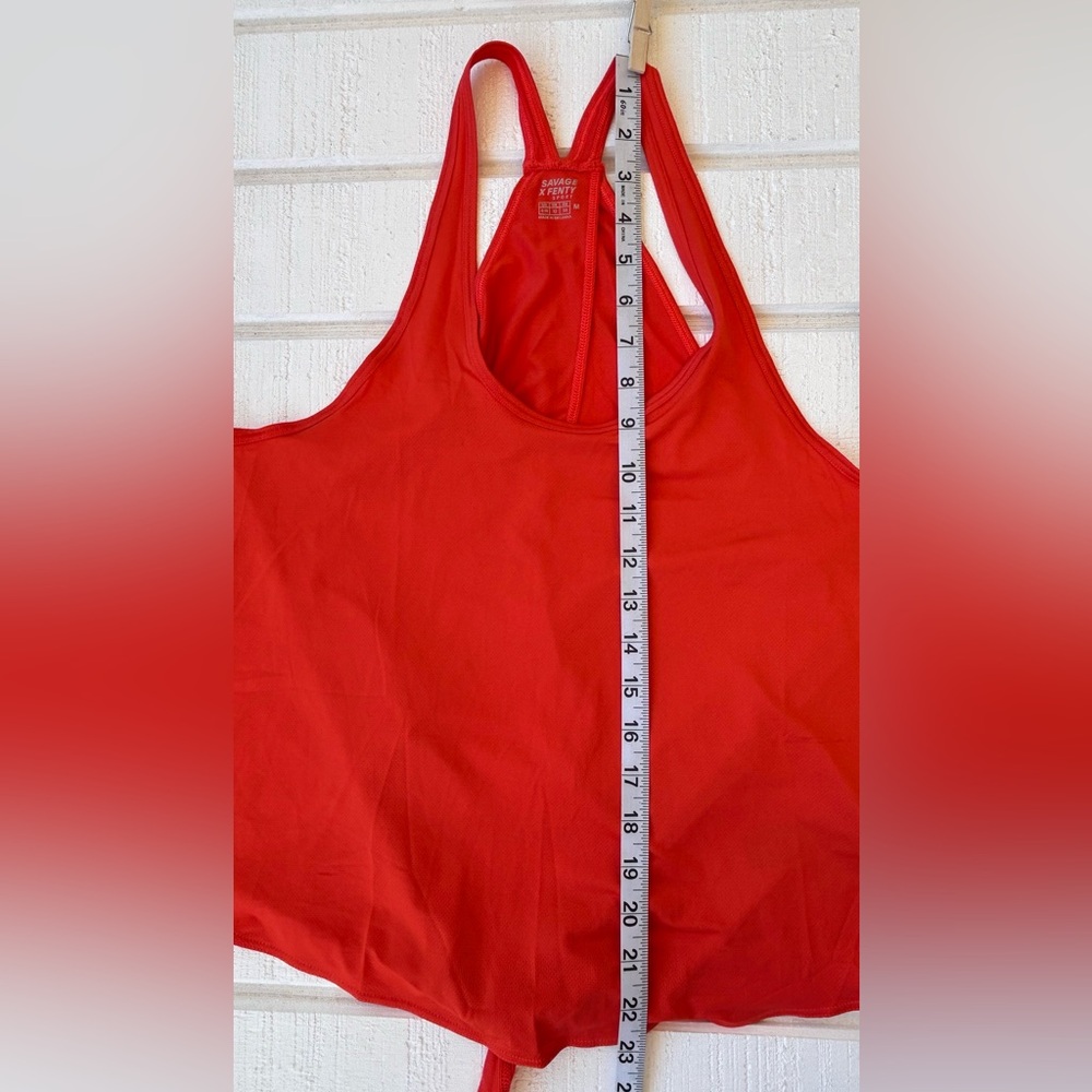 Savage X Fenty Sports Tank Racerback Draped Size 8-10 - Picture 10 of 10